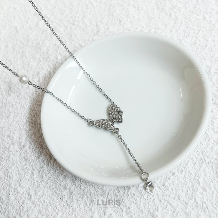 パヴェバタフライネックレス | LUPIS | 詳細画像3 