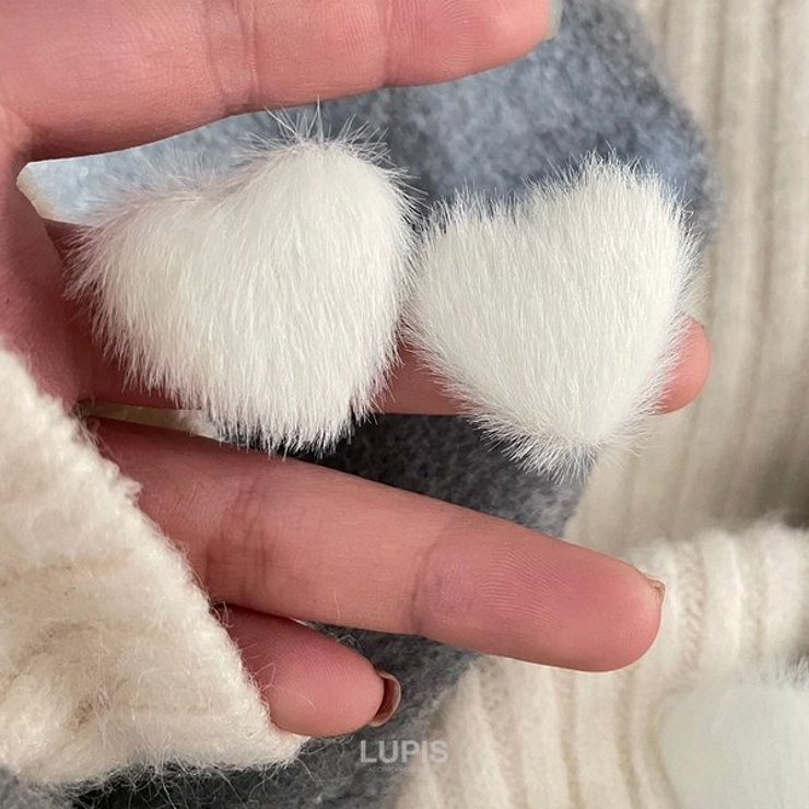 シャギーハートピアス | LUPIS | 詳細画像4 