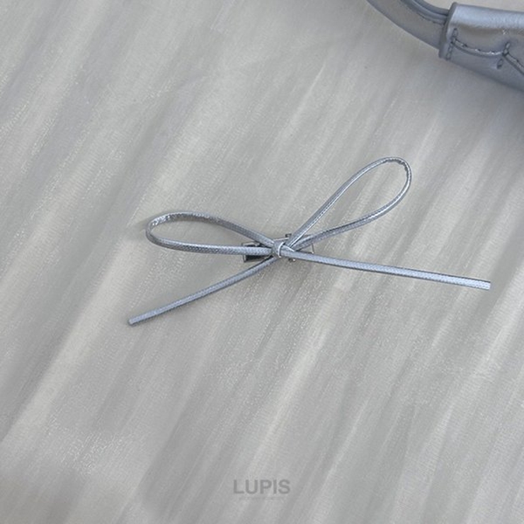 ≪1個入り≫レザー調細リボンヘアクリップ | LUPIS | 詳細画像2 