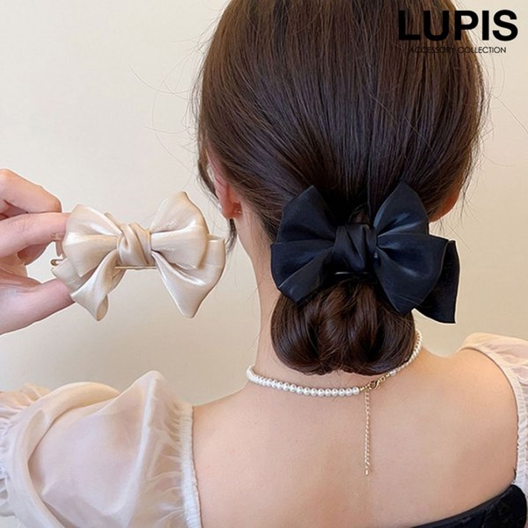 リボンスリムバンスクリップ | LUPIS | 詳細画像1 