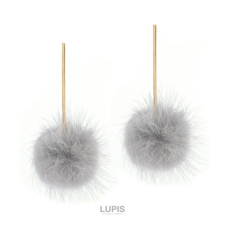 ゴールドスクエアスティックファーピアス【ピアス アクセサリー アクセ | LUPIS | 詳細画像2 