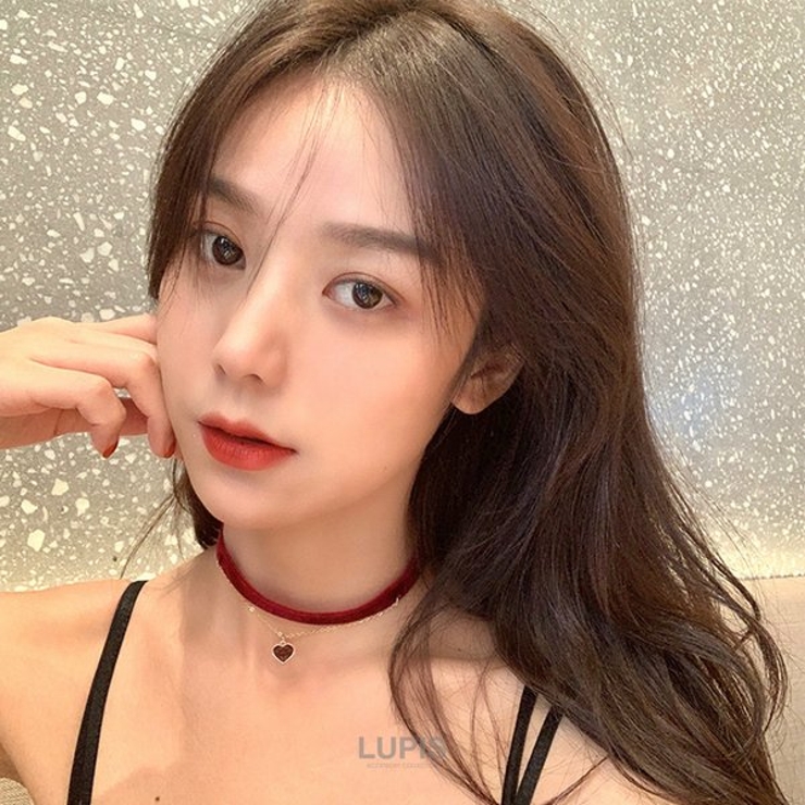 ハート×ベロアチョーカーネックレス | LUPIS | 詳細画像2 