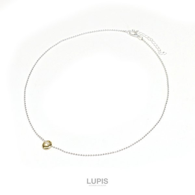 ワンポイントボールチェーンネックレス | LUPIS | 詳細画像7 