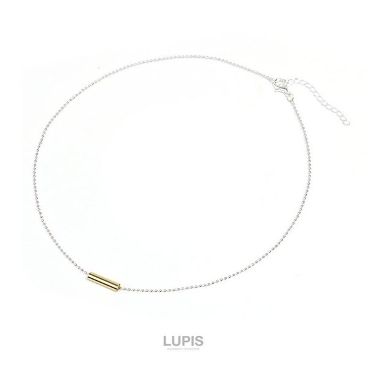 ワンポイントボールチェーンネックレス | LUPIS | 詳細画像8 