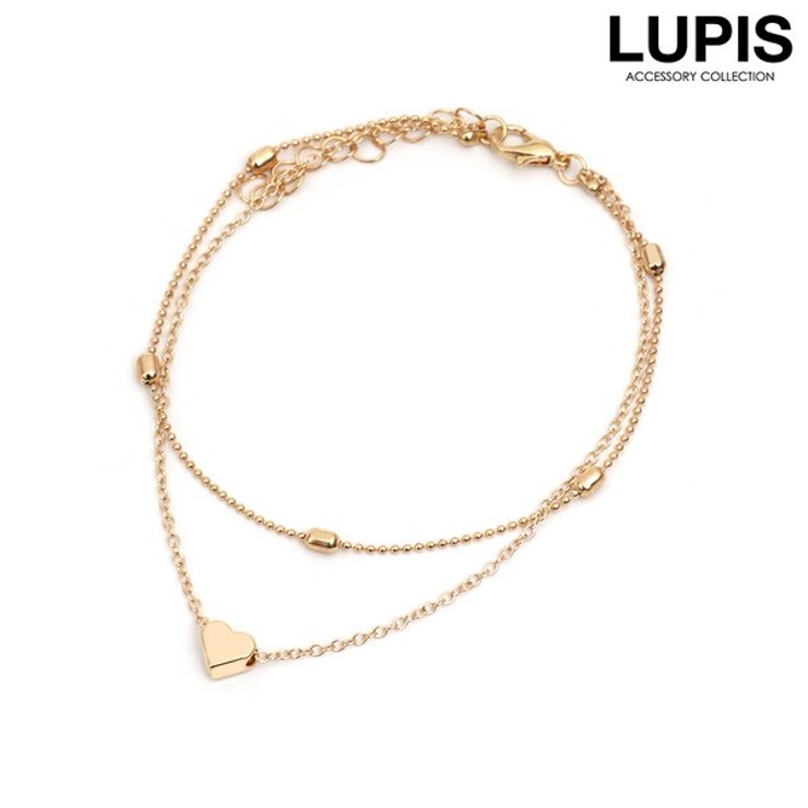 ゴールドハートチャームアンクレット | LUPIS | 詳細画像1 