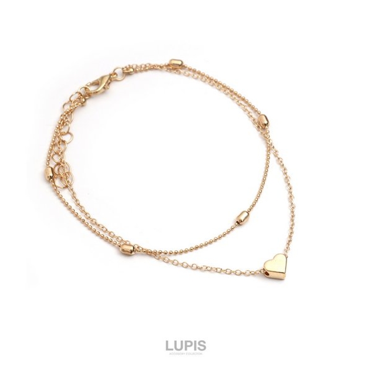 ゴールドハートチャームアンクレット | LUPIS | 詳細画像3 