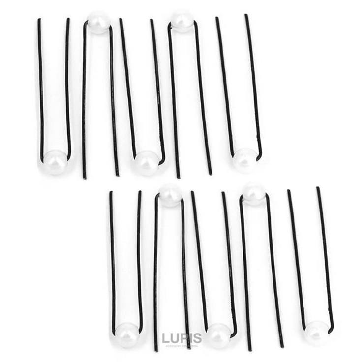 パールビーズUピンセット【ヘアアクセサリー】 | LUPIS | 詳細画像2 