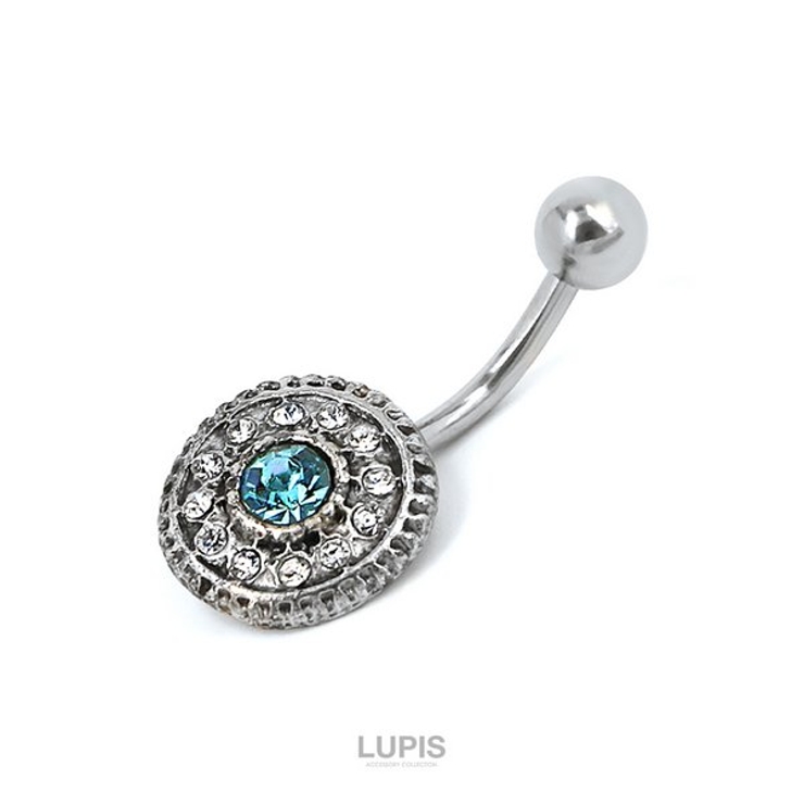 エスニックシルバーバナナバーベルボディピアス  | LUPIS | 詳細画像2 