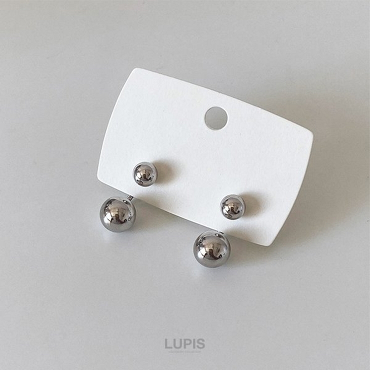 ツインメタルボールピアス[品番：LPSA0004262]｜LUPIS（ルピス