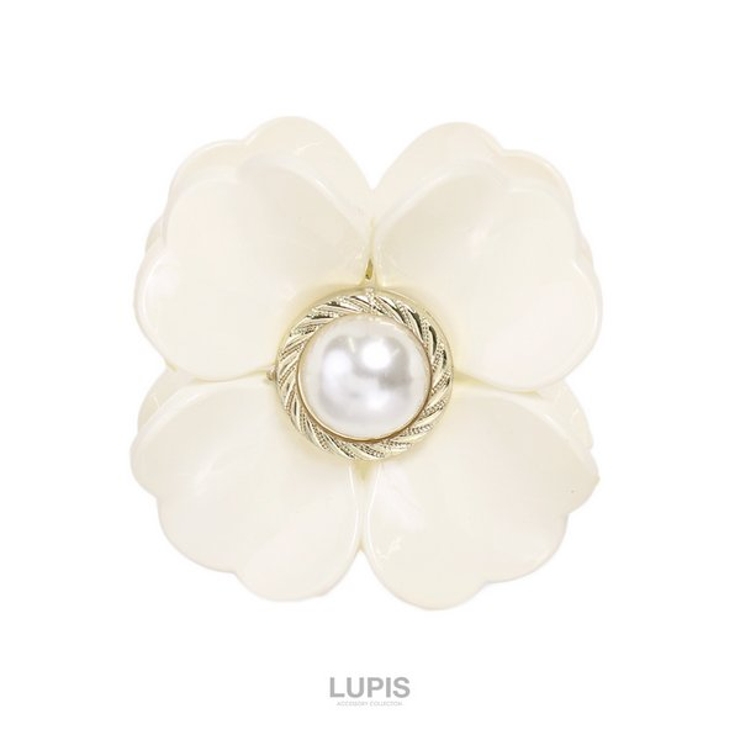 センターパールフラワーバンスクリップ 【ヘアクリップ バンスクリップ | LUPIS | 詳細画像8 