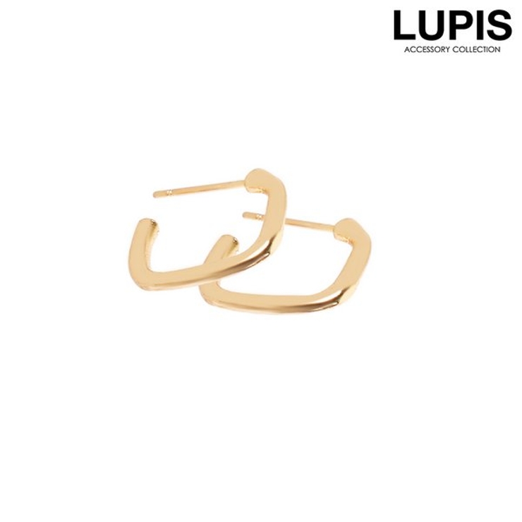 シンプルスクエアフープピアス | LUPIS | 詳細画像1 