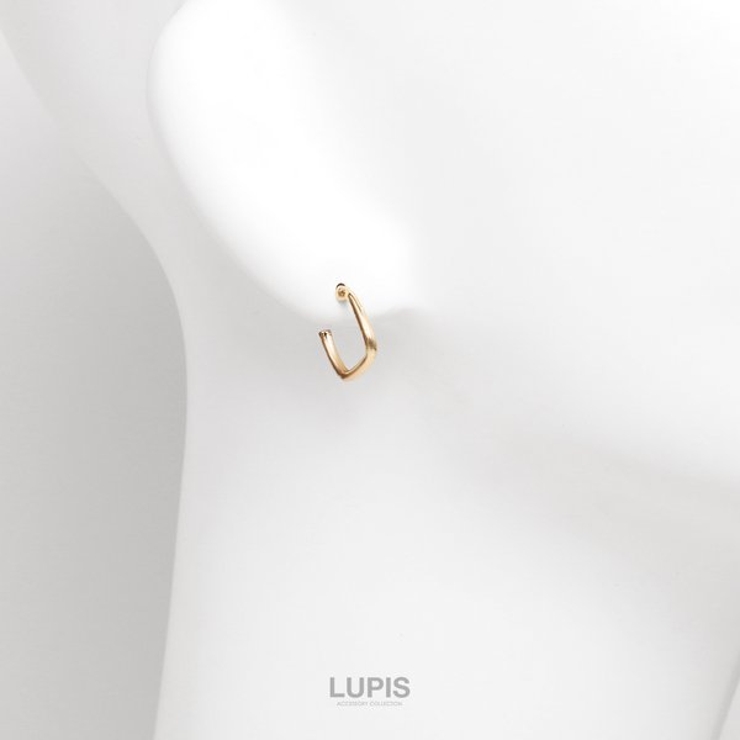 シンプルスクエアフープピアス | LUPIS | 詳細画像3 