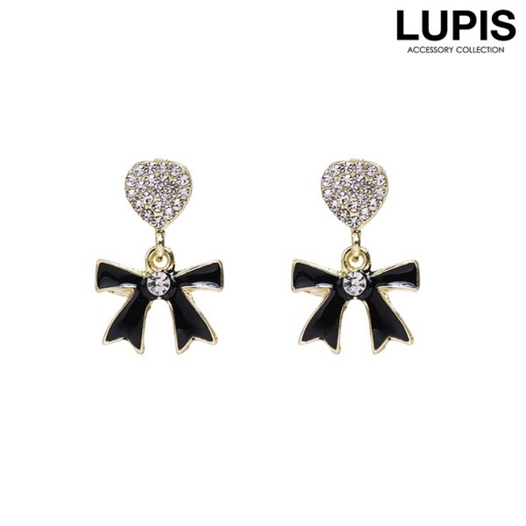 パヴェハート×リボンピアス | LUPIS | 詳細画像1 