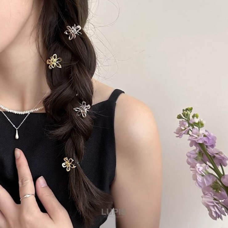 ≪1個入り≫メタルフラワープチヘアクリップ | LUPIS | 詳細画像2 