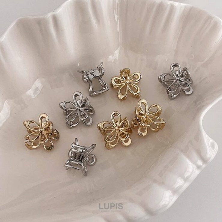 ≪1個入り≫メタルフラワープチヘアクリップ | LUPIS | 詳細画像7 