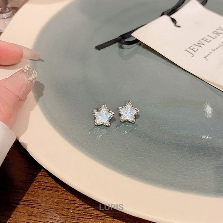 【S925ポスト】オーロラスターピアス | LUPIS | 詳細画像2 