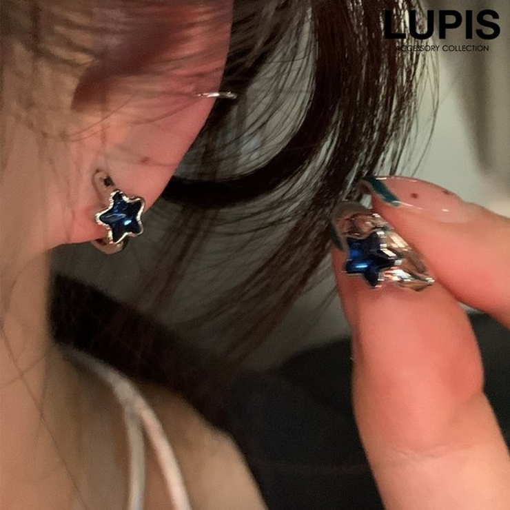 ディープスターフープピアス | LUPIS | 詳細画像1 