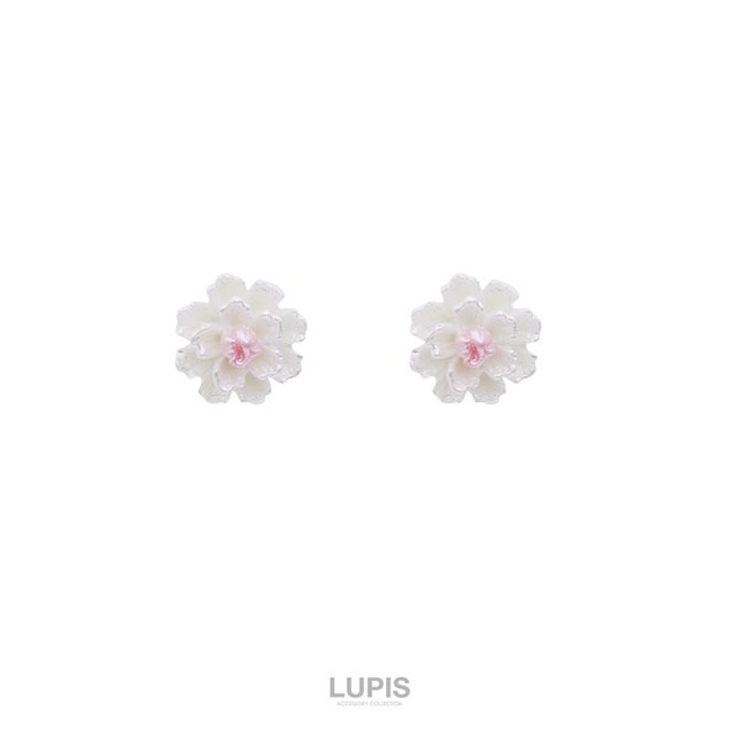 【S925ポスト】ワンポイントフラワーピアス | LUPIS | 詳細画像4 