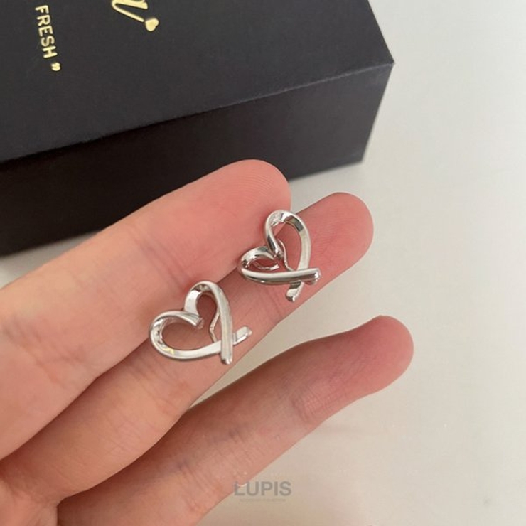 手書きハートイヤリング | LUPIS | 詳細画像3 