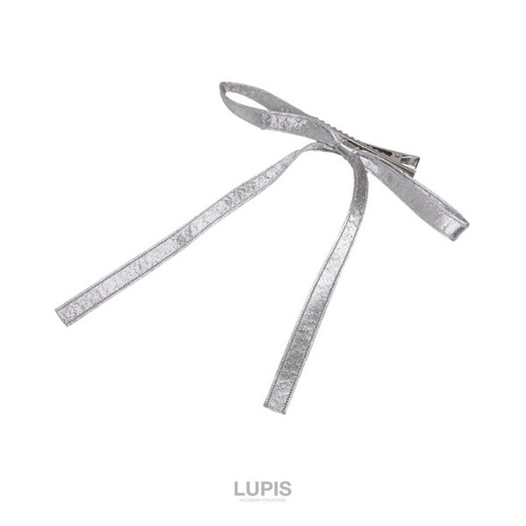シルバーリボンヘアクリップ | LUPIS | 詳細画像4 