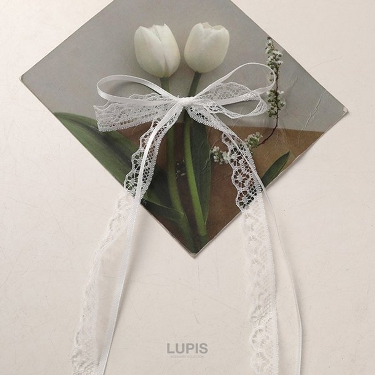 ロングレースリボンヘアクリップ | LUPIS | 詳細画像2 