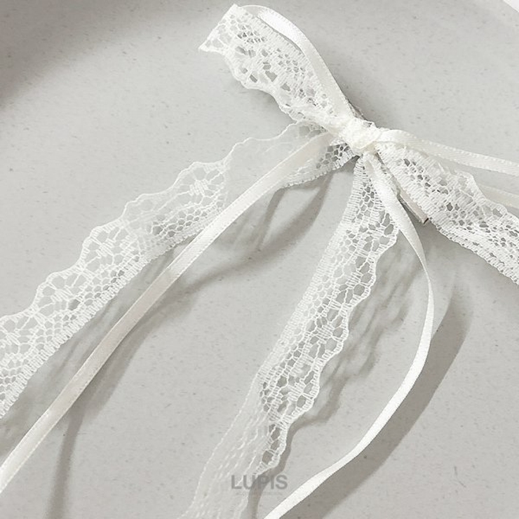 ロングレースリボンヘアクリップ | LUPIS | 詳細画像4 