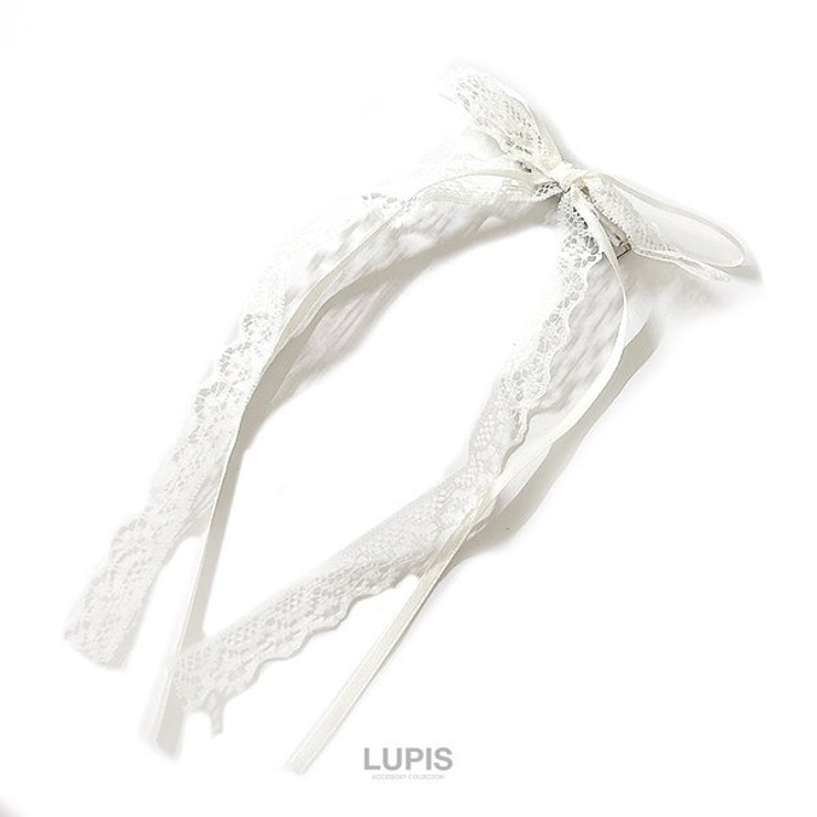 ロングレースリボンヘアクリップ | LUPIS | 詳細画像5 