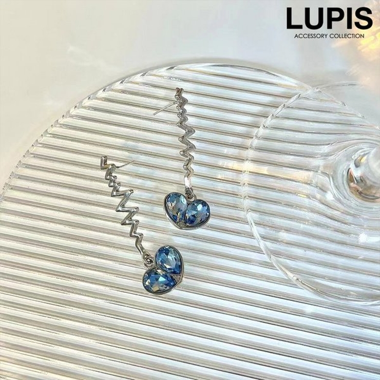 【S925ポスト】ハートビートピアス | LUPIS | 詳細画像1 