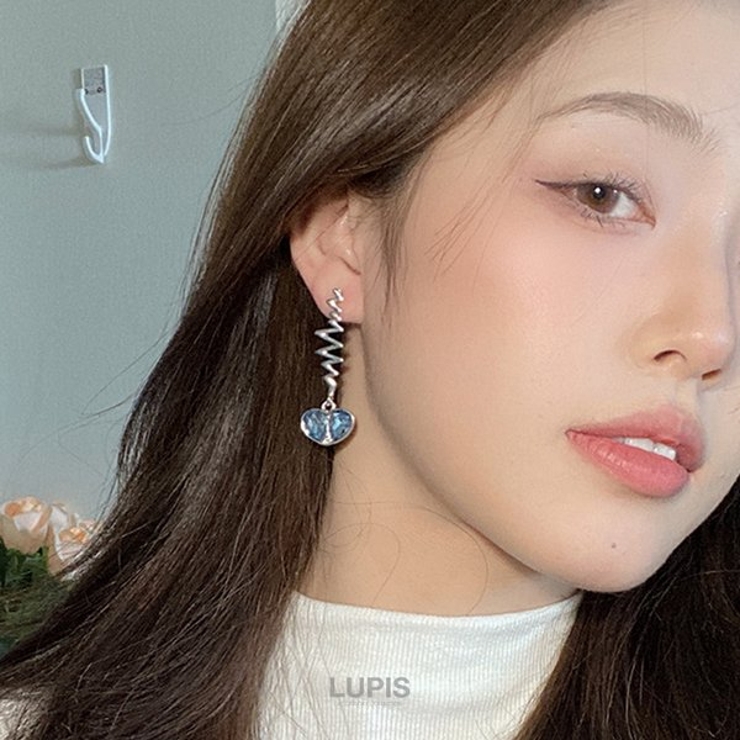 【S925ポスト】ハートビートピアス | LUPIS | 詳細画像4 