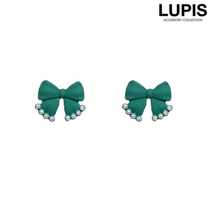 【S925ポスト】マットリボンピアス | LUPIS | 詳細画像1 