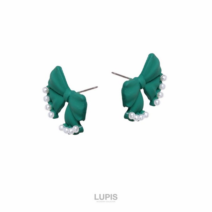 【S925ポスト】マットリボンピアス | LUPIS | 詳細画像2 