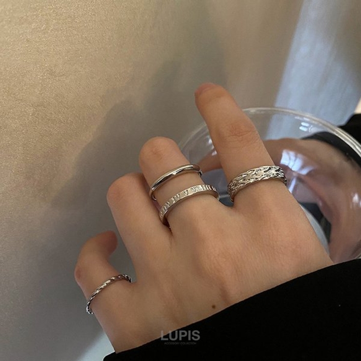 カジュアルメタルリングセット | LUPIS | 詳細画像2 