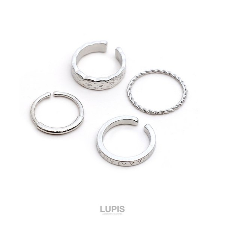 カジュアルメタルリングセット | LUPIS | 詳細画像4 