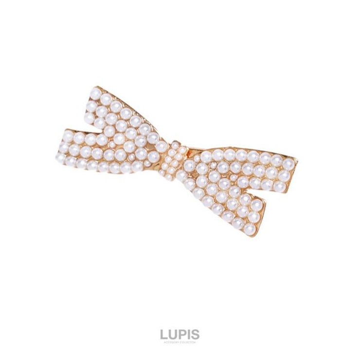 パールパヴェリボンヘアクリップ | LUPIS | 詳細画像2 
