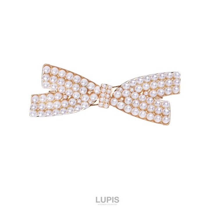 パールパヴェリボンヘアクリップ | LUPIS | 詳細画像3 