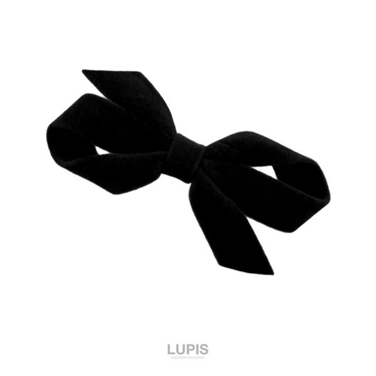 ≪1個入り≫ベロアリボンヘアクリップ | LUPIS | 詳細画像3 