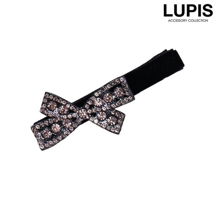 パヴェリボンベロア調ヘアクリップ | LUPIS | 詳細画像1 