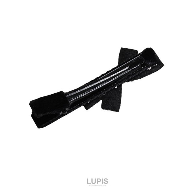 パヴェリボンベロア調ヘアクリップ | LUPIS | 詳細画像3 