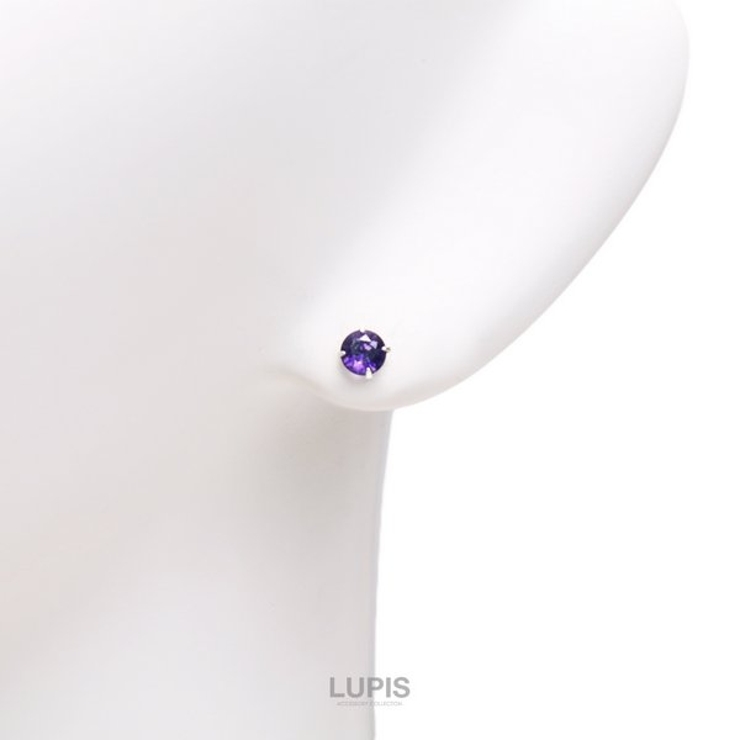 【S925ポスト】バタフライ×ストーンピアス | LUPIS | 詳細画像3 