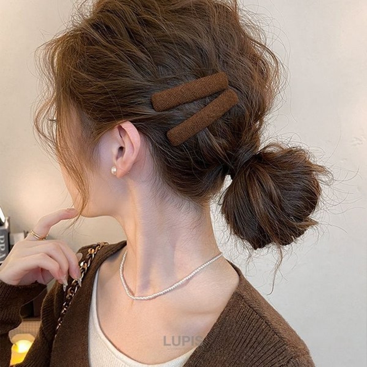 ワンカラーニットぱっちんヘアピン | LUPIS | 詳細画像2 