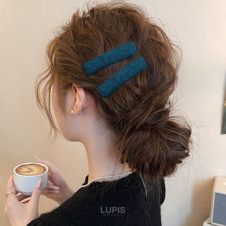 ワンカラーニットぱっちんヘアピン | LUPIS | 詳細画像3 