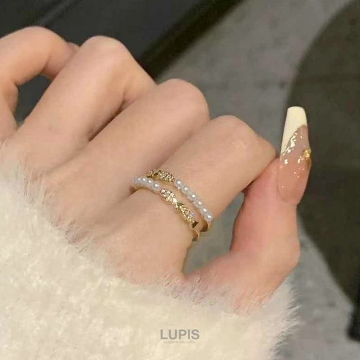 2連×リボンフェミニンリング | LUPIS | 詳細画像2 