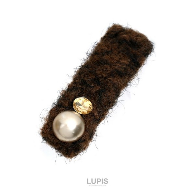 ≪1個入り≫モダンシャギーニットぱっちんヘアピン | LUPIS | 詳細画像3 