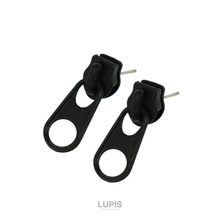 ブラック | ジップピアス | LUPIS
