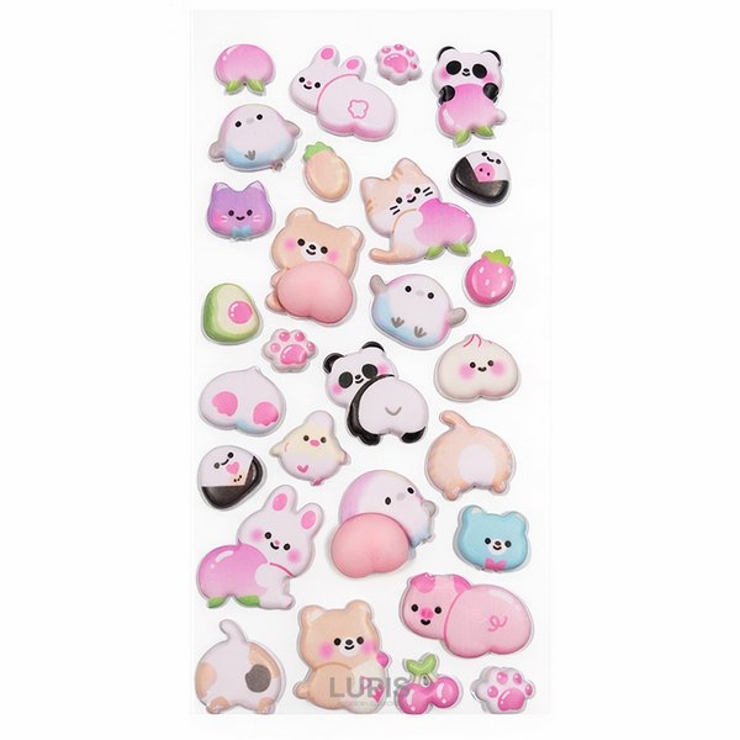 アニマルぷにぷにおしりシール | LUPIS | 詳細画像2 