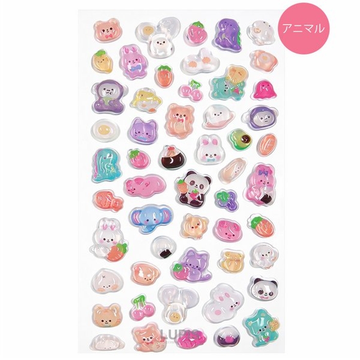 いきもの×おばけぷくぷくシール | LUPIS | 詳細画像2 