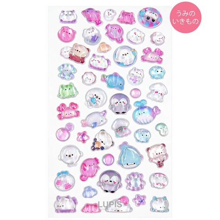 いきもの×おばけぷくぷくシール | LUPIS | 詳細画像4 