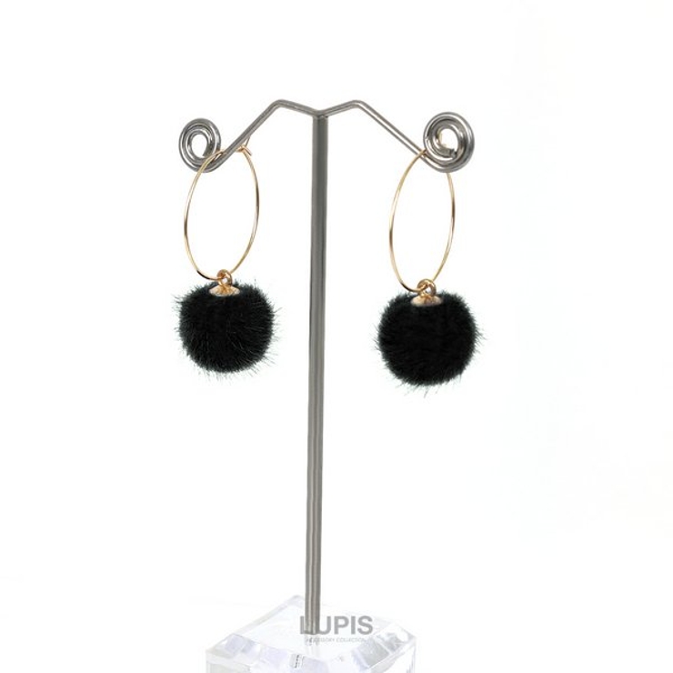 ファーボールフープピアス | LUPIS | 詳細画像8 