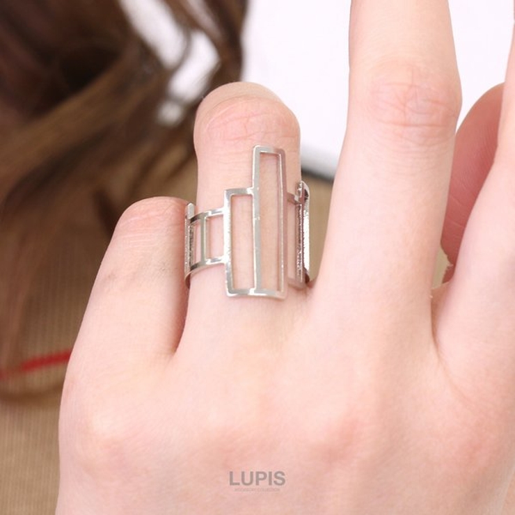 スクエアステップフレームリング【指輪】 | LUPIS | 詳細画像4 