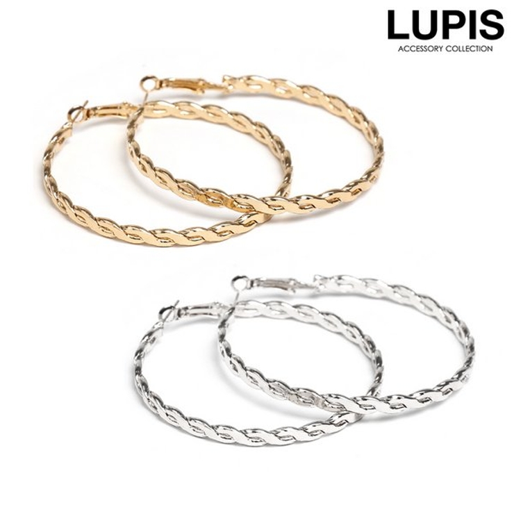 ツイストロープフープピアス | LUPIS | 詳細画像1 